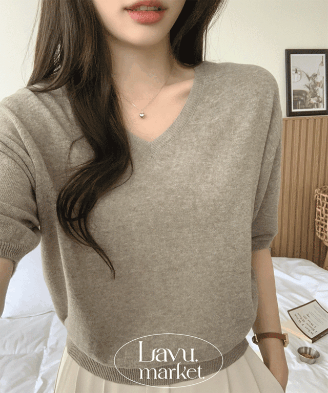 肩で魅せるニット 半袖 Mサイズ boutique310 肩で魅せる半袖ニット
