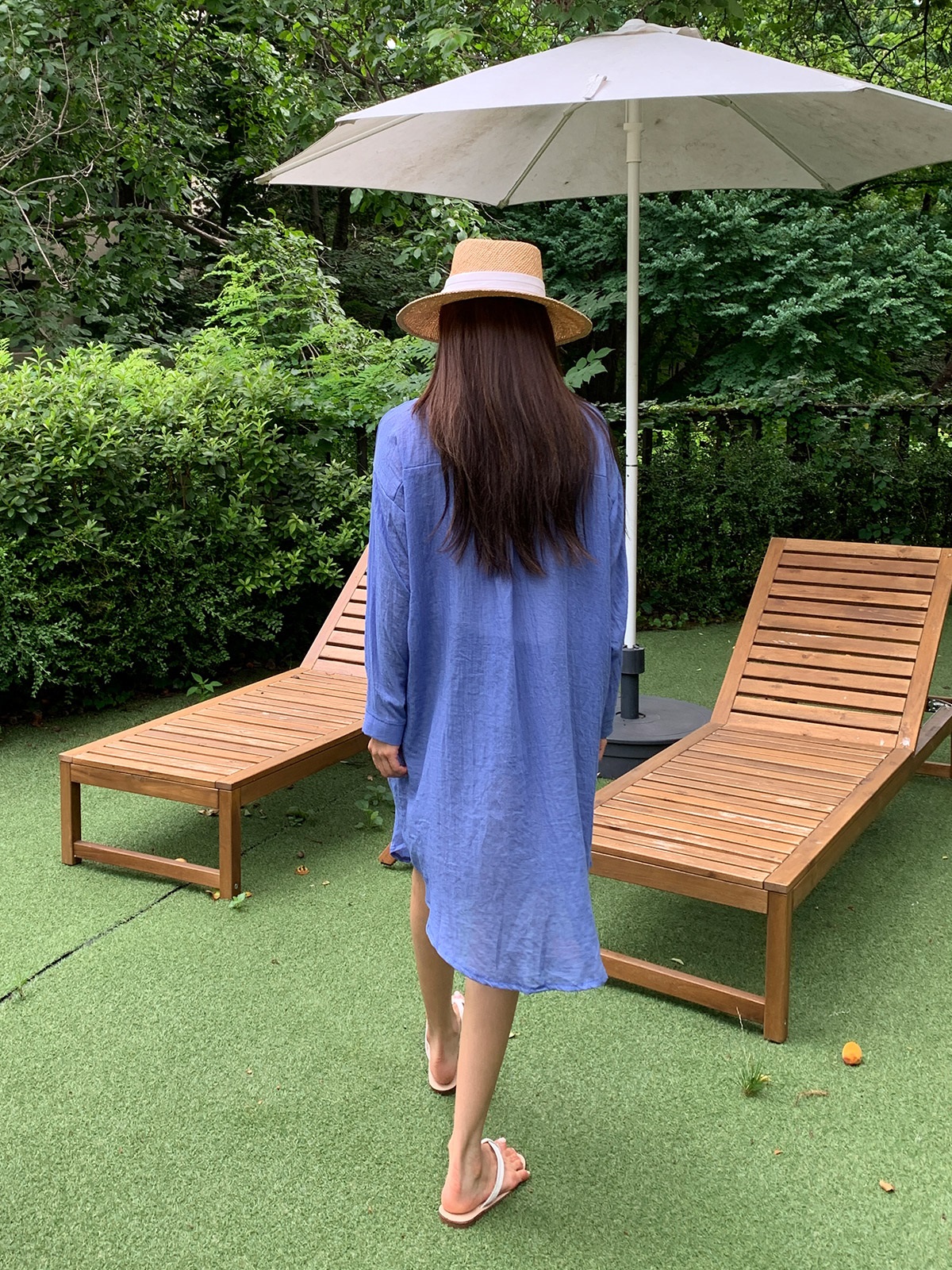シースルーベーシックロングシャツ | 詳細画像6