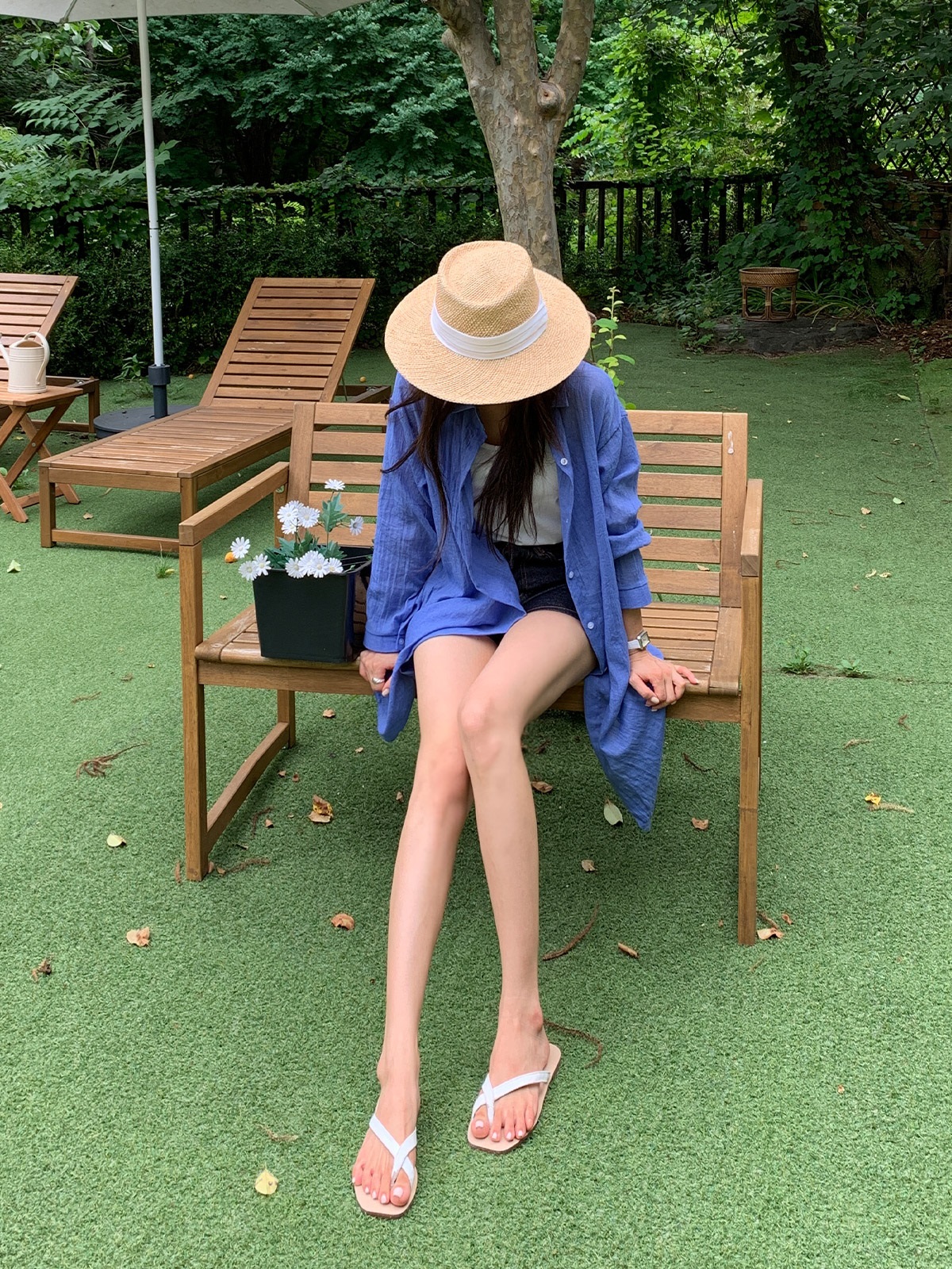 シースルーベーシックロングシャツ | 詳細画像13