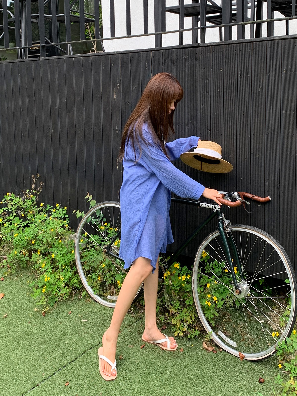 シースルーベーシックロングシャツ | 詳細画像18