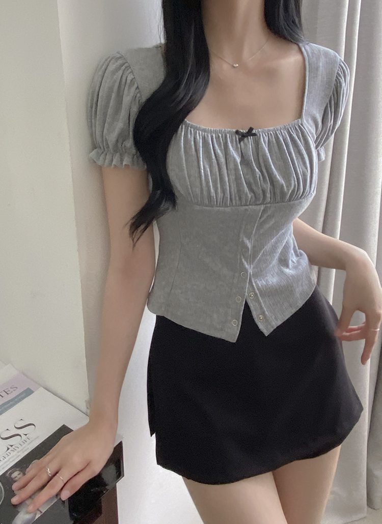 ベルト付ジップアップレイヤード風ショートスカートパンツショート