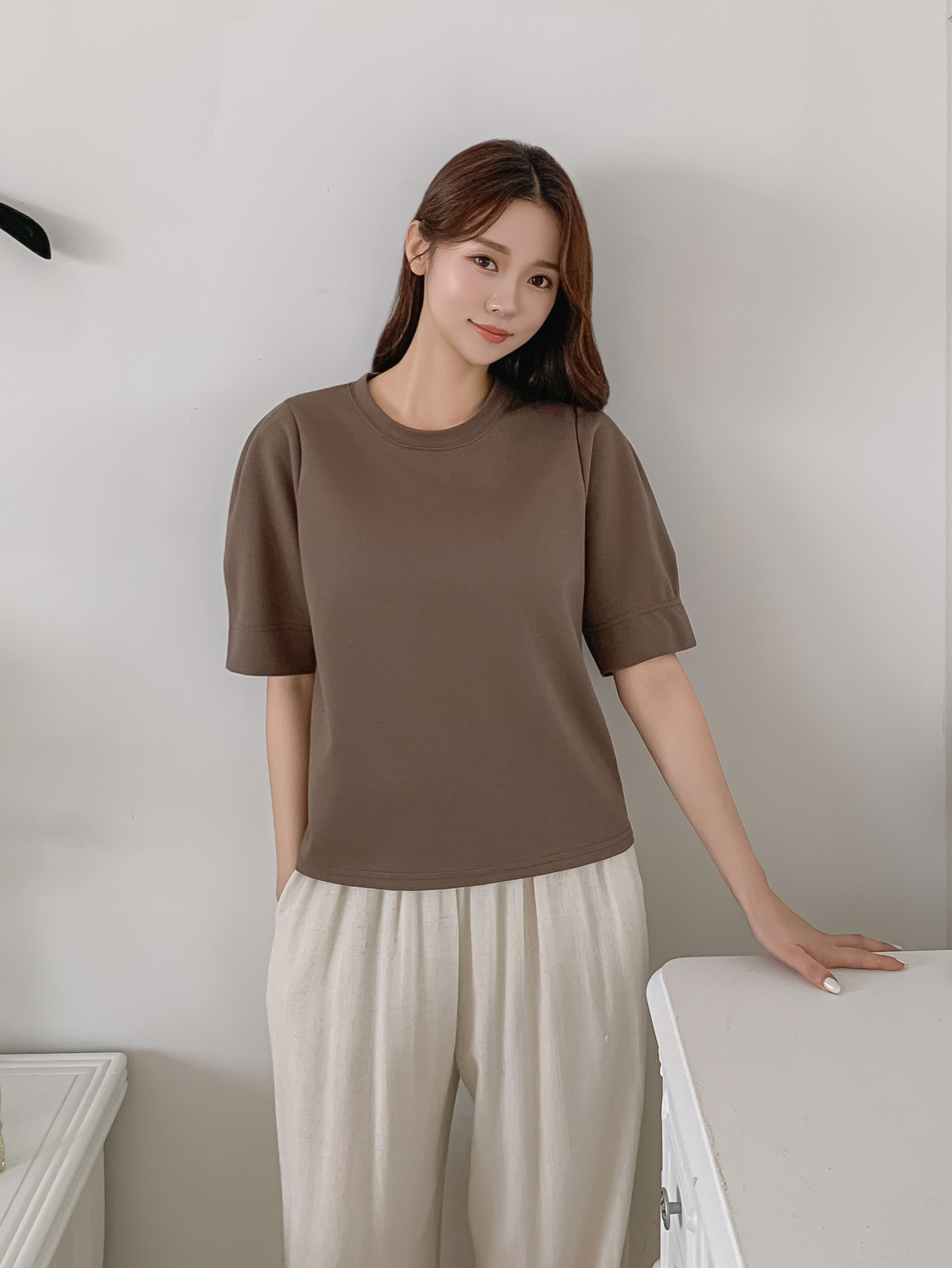 ラウンドネック半袖Tシャツ | 詳細画像18