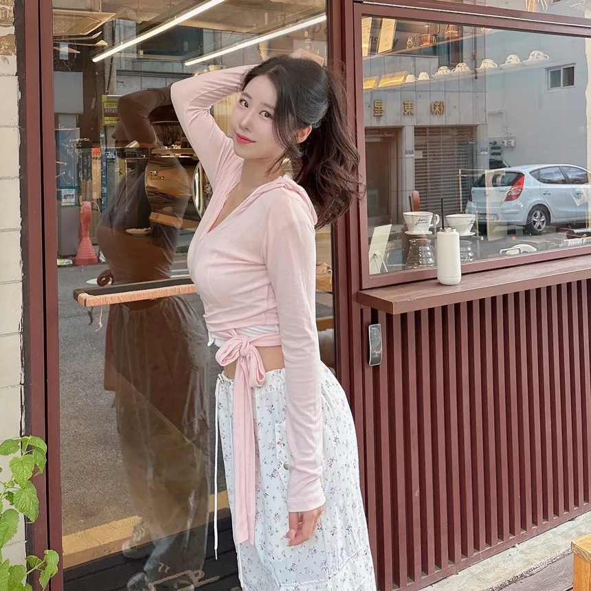 ドローストリングポケットカーゴワイド花柄パンツ | mirangmirang | 詳細画像23