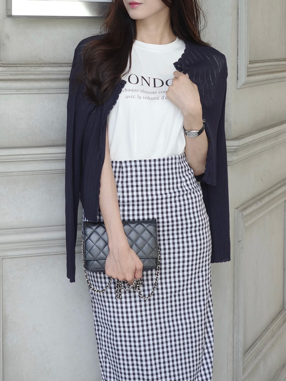 長袖スリムカーディガン | 詳細画像5