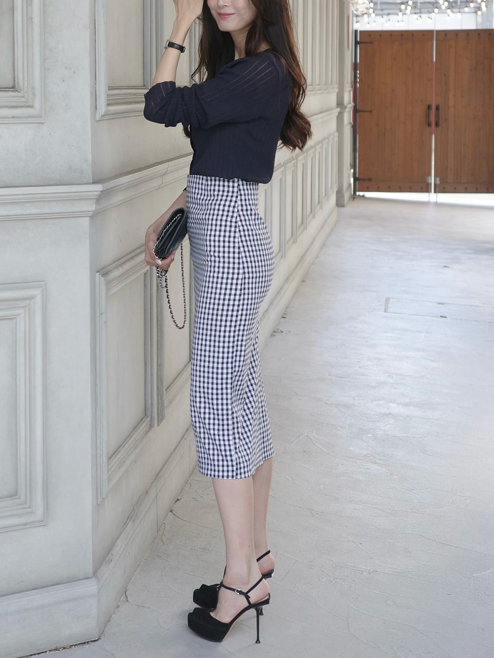 長袖スリムカーディガン | 詳細画像9