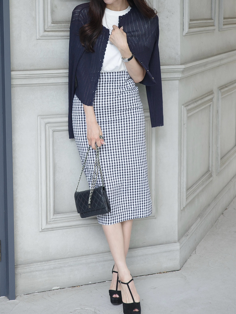 長袖スリムカーディガン | 詳細画像10