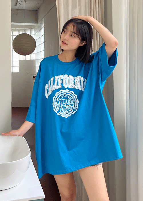 オーバーサイズビッグ半袖プリントTシャツ | レディースファッション