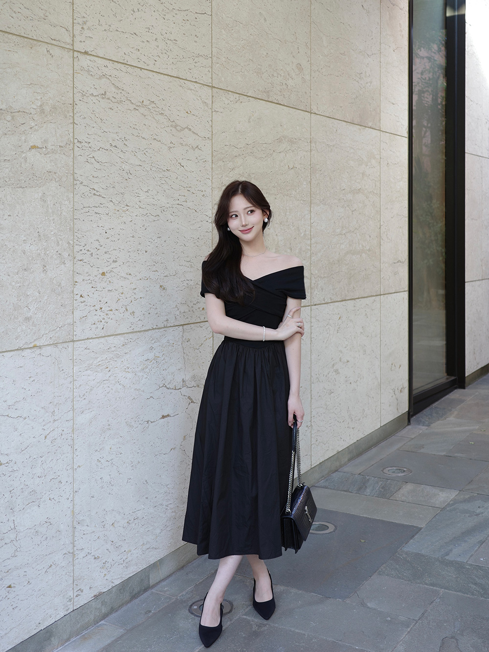 クロスオフショルダーワンピース | 詳細画像7