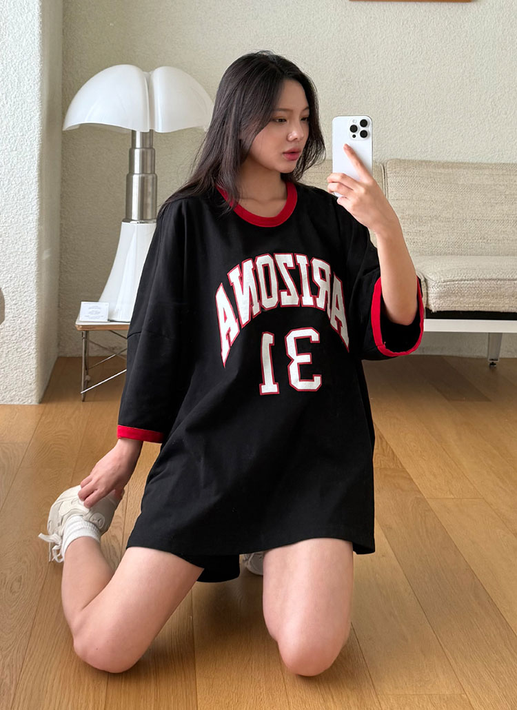 ドルマンボクシー半袖Tシャツショートパンツセットアップ | レディース