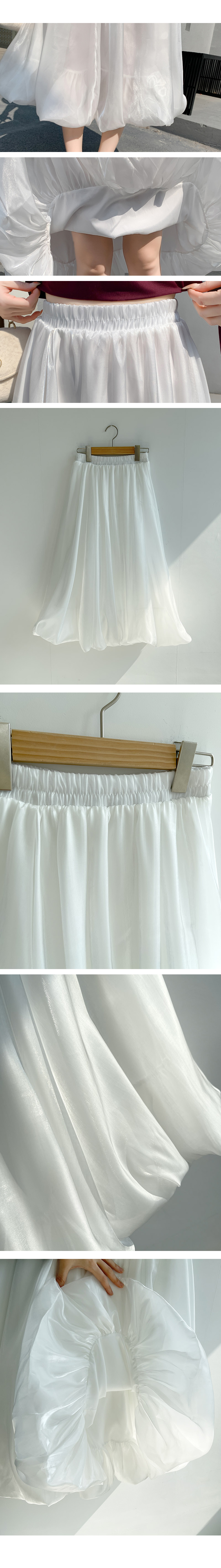 エアリーシフォンバルーンスカート | 詳細画像10