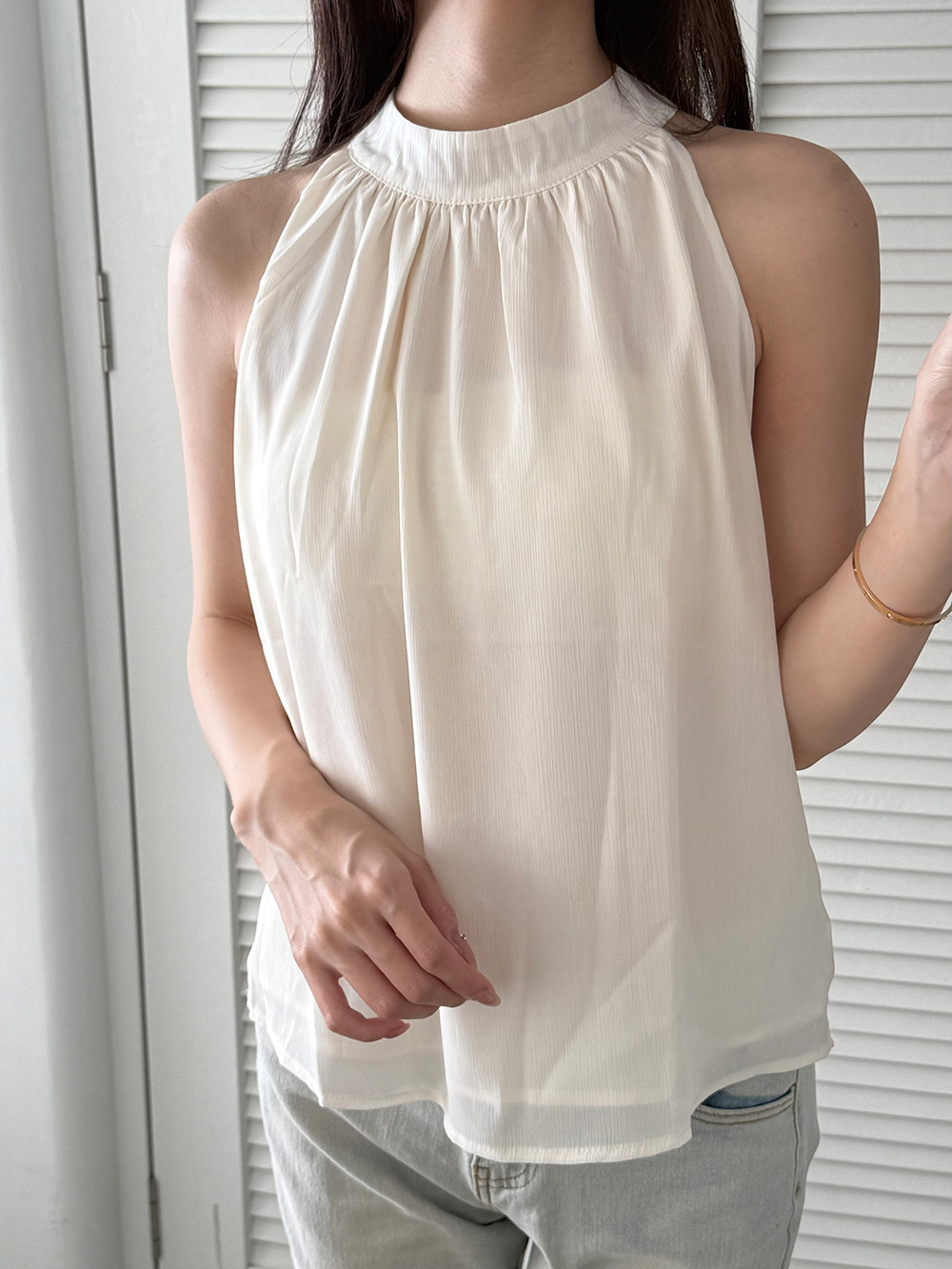 シアーホルターネックトップス | 詳細画像2