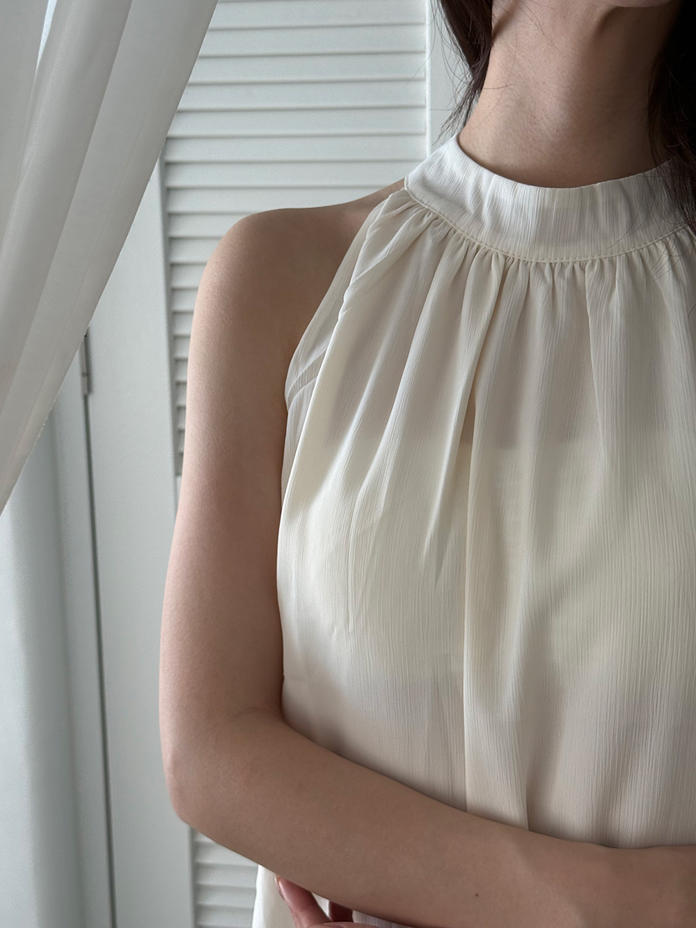 シアーホルターネックトップス | 詳細画像6