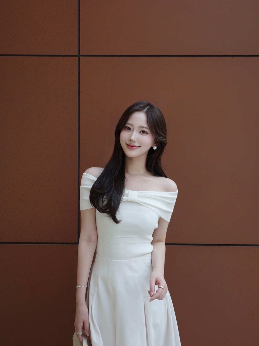 リボンオフショルダー半袖ニット | 詳細画像7