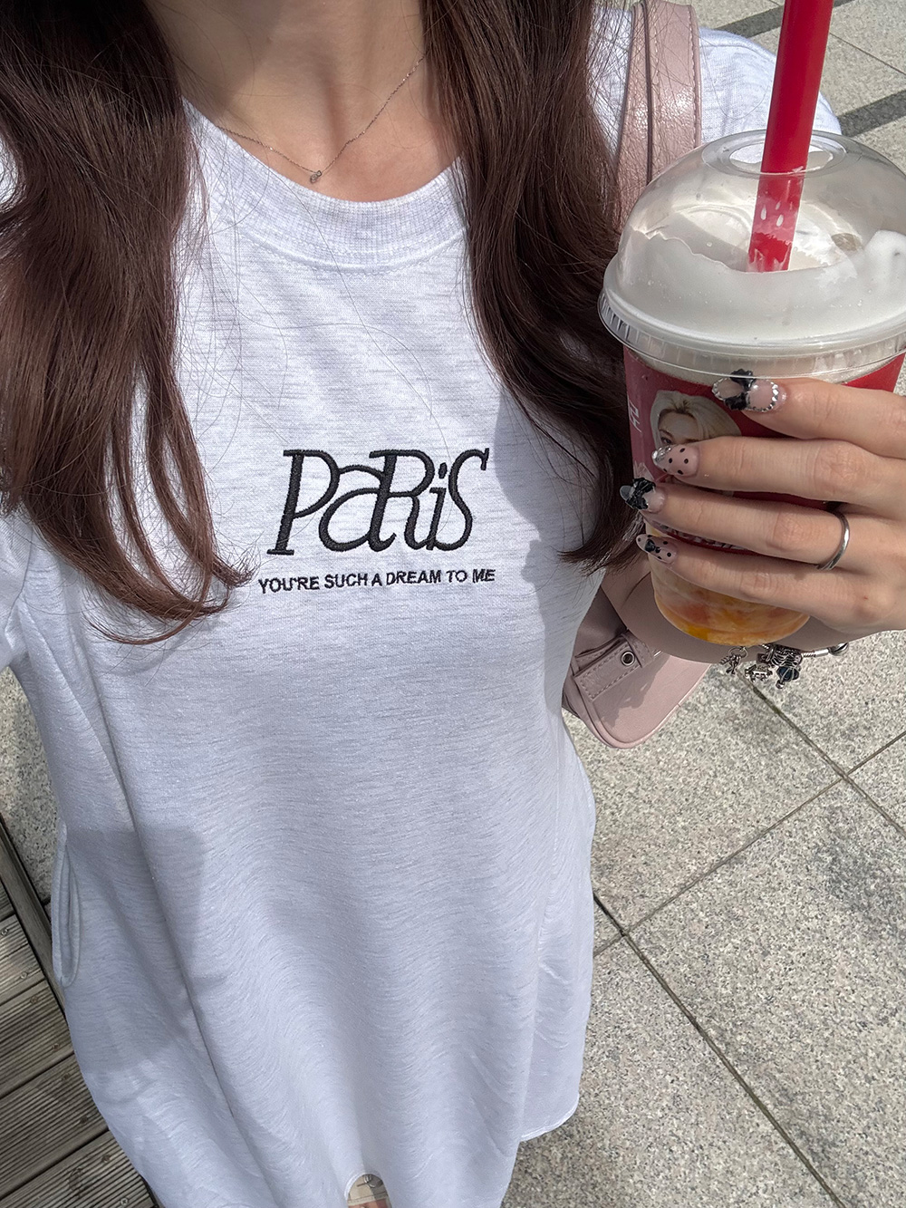 ロゴ刺繍ワンピース | 詳細画像4