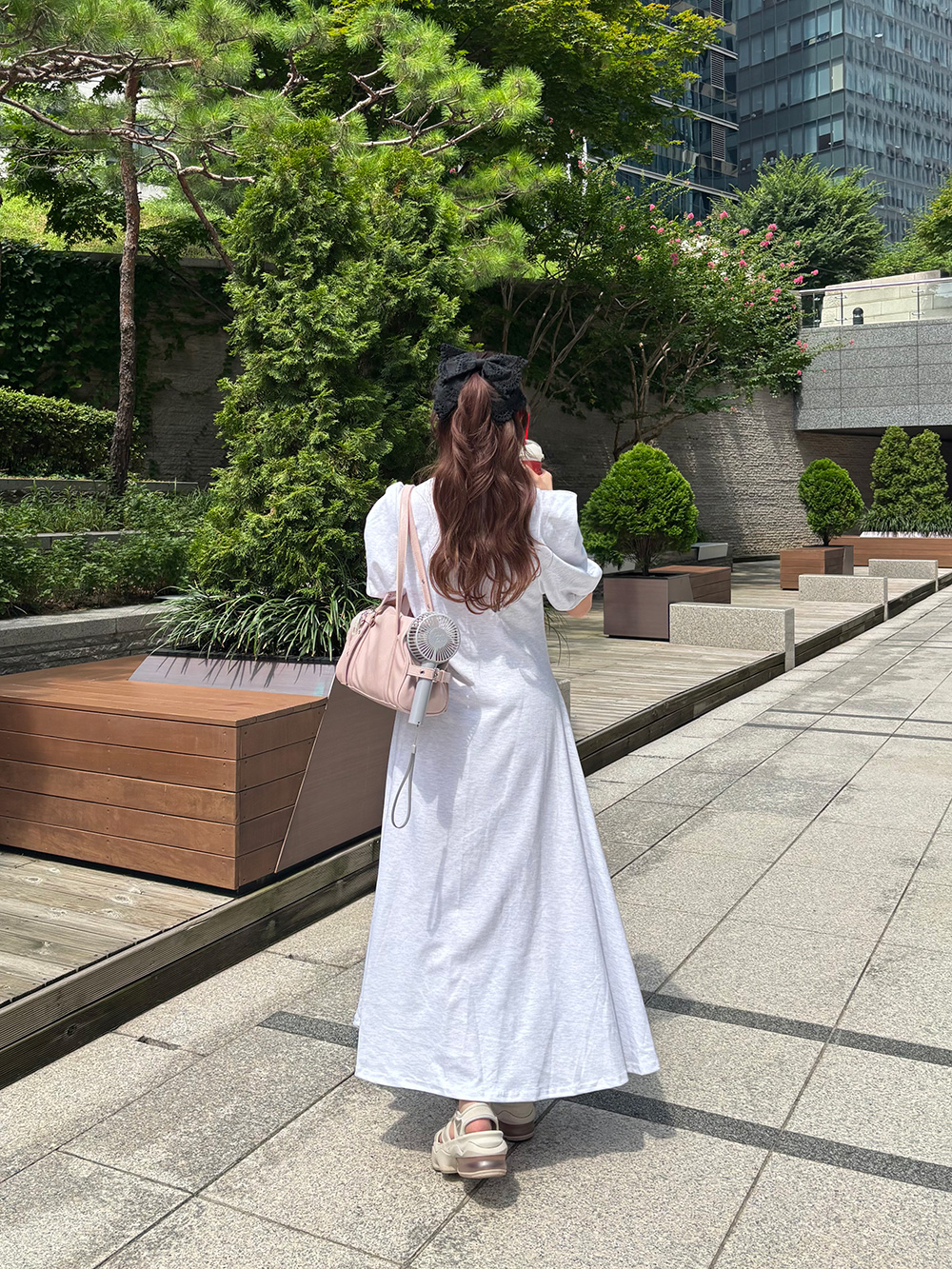 ロゴ刺繍ワンピース | 詳細画像8