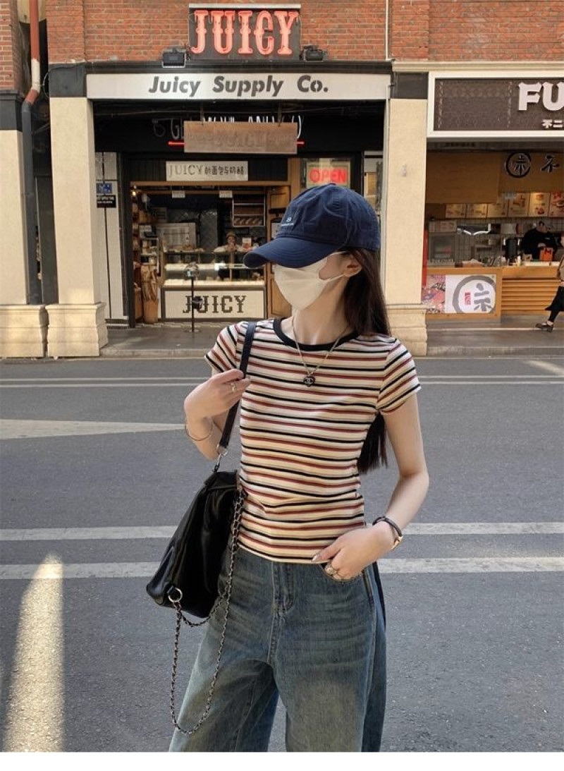 半袖ボーダーTシャツ | 詳細画像3