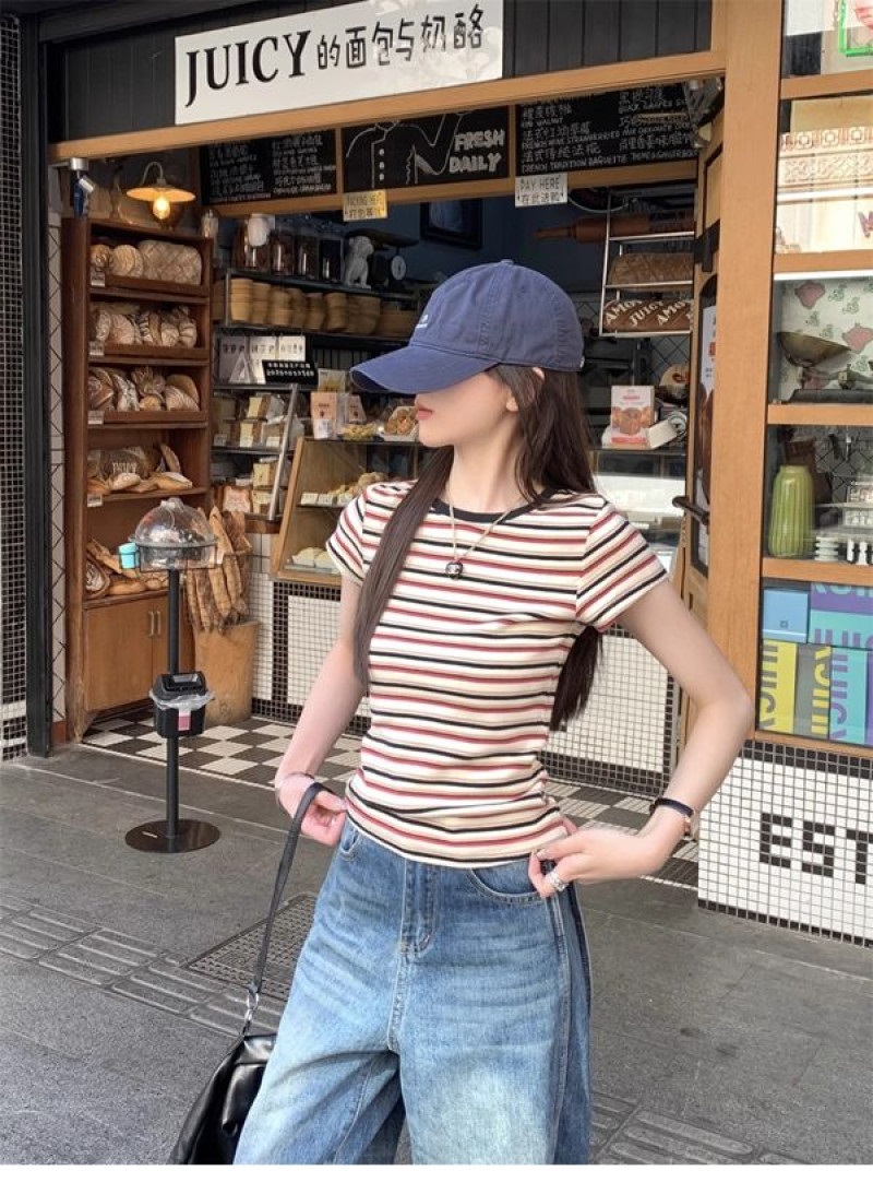 半袖ボーダーTシャツ | 詳細画像8