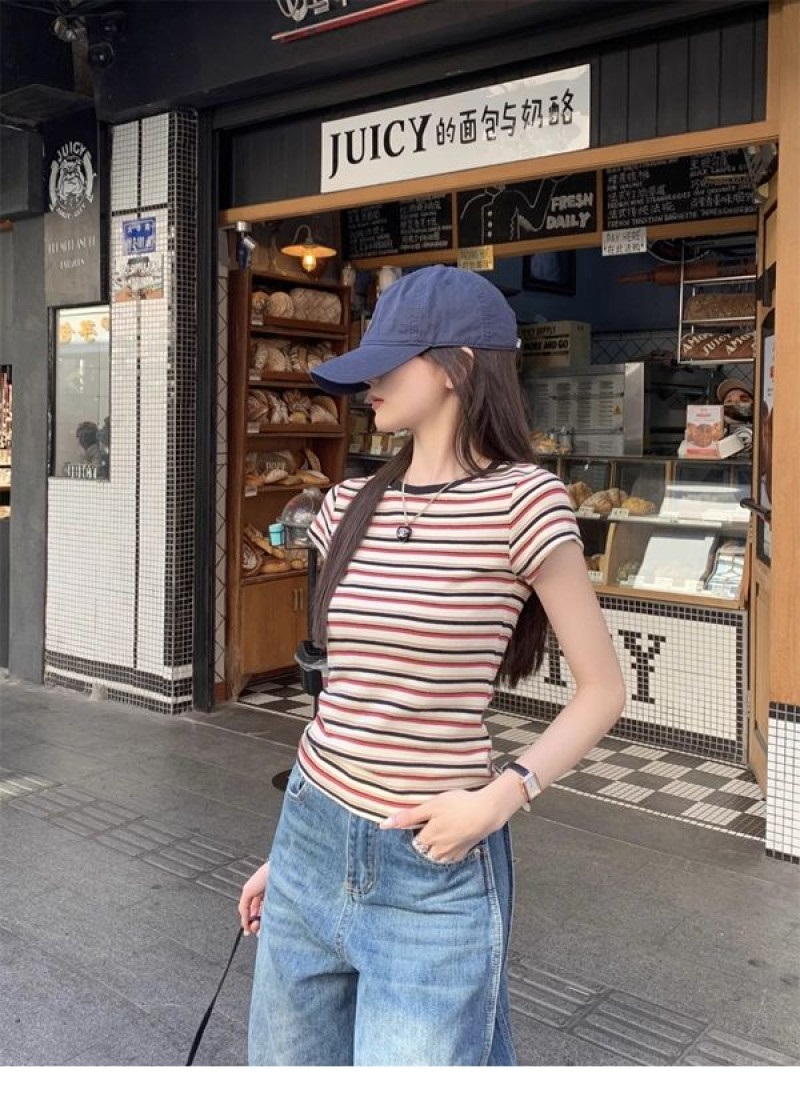半袖ボーダーTシャツ | 詳細画像9