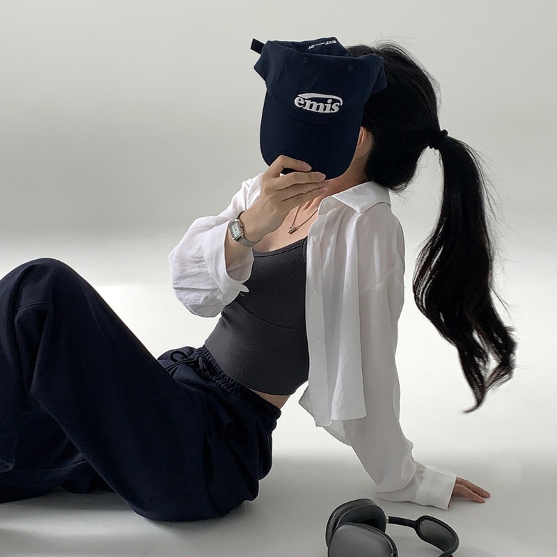 リネン混クロップドシャツ | 詳細画像12