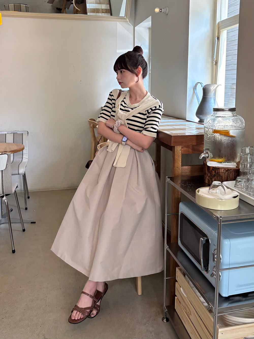 プリーツフレアスカート | 詳細画像3