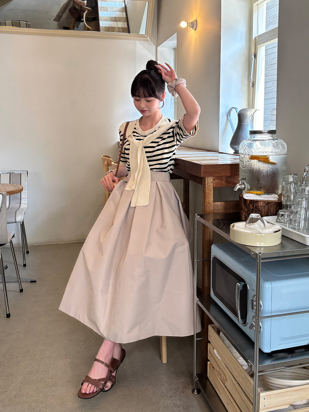 プリーツフレアスカート | 詳細画像5