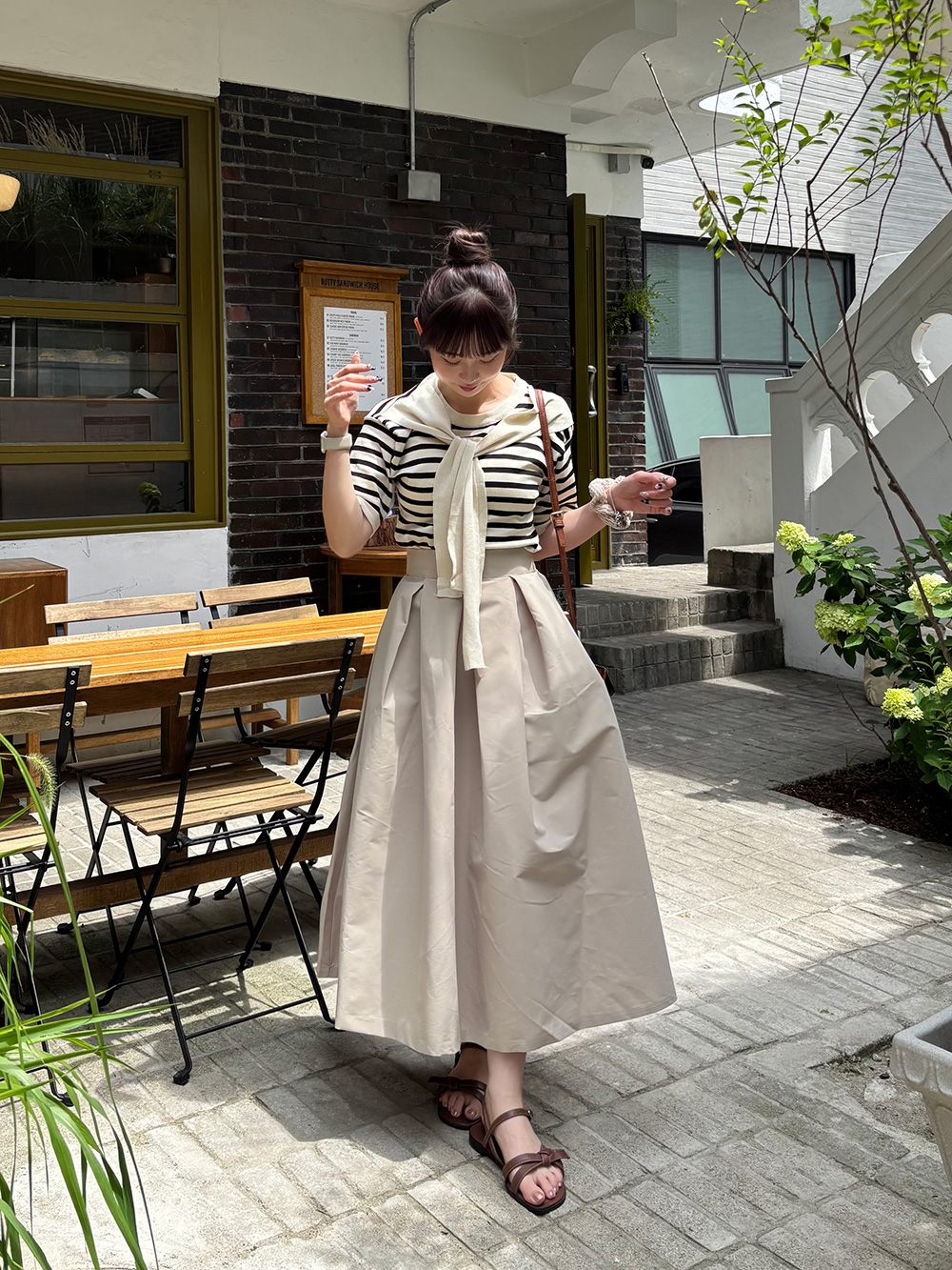 プリーツフレアスカート | 詳細画像7