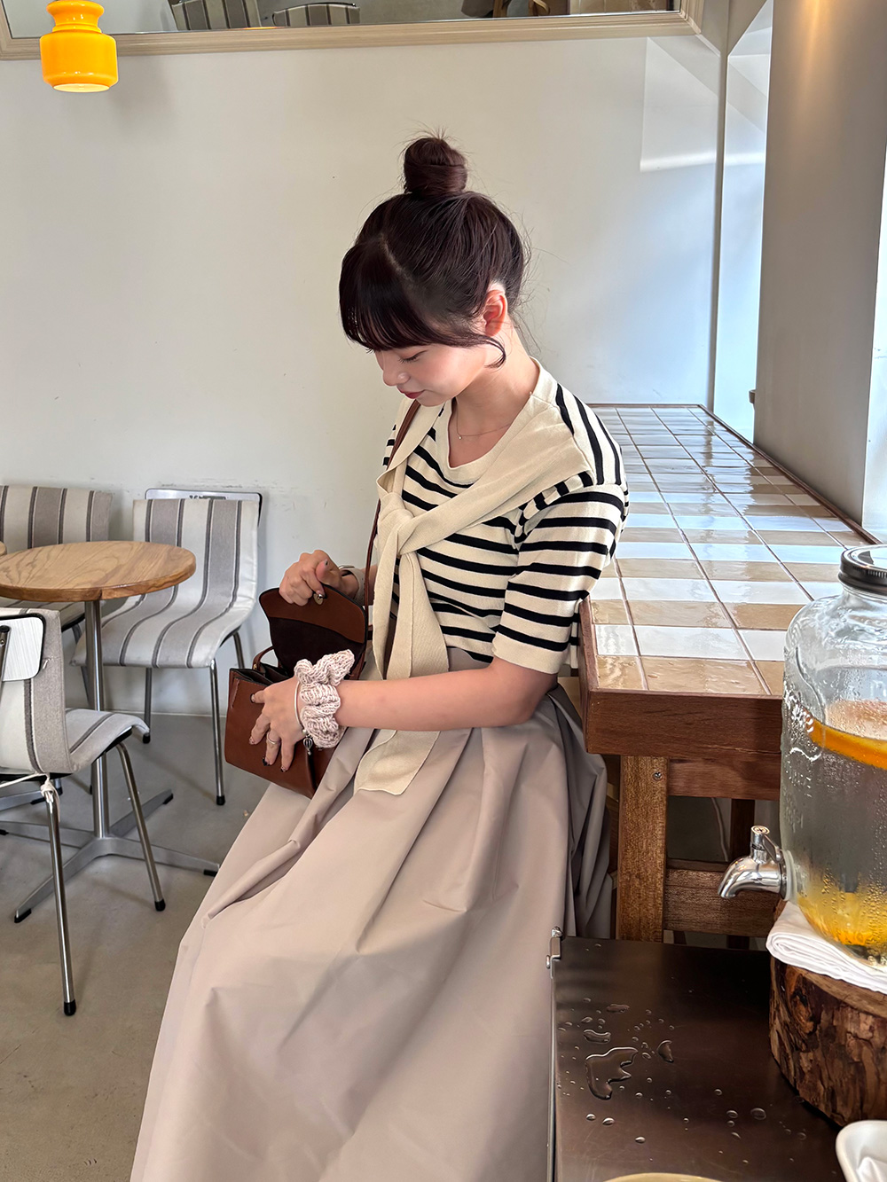 プリーツフレアスカート | 詳細画像12