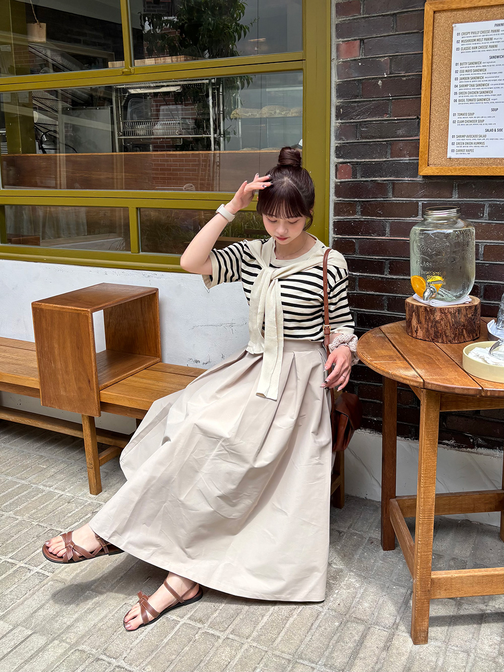 プリーツフレアスカート | 詳細画像13