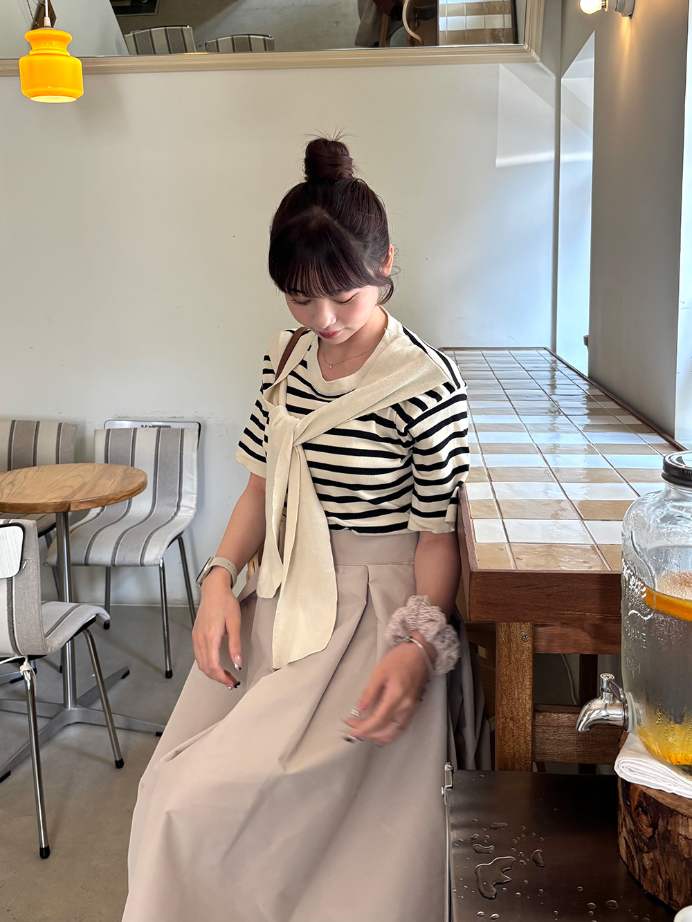 プリーツフレアスカート | 詳細画像14