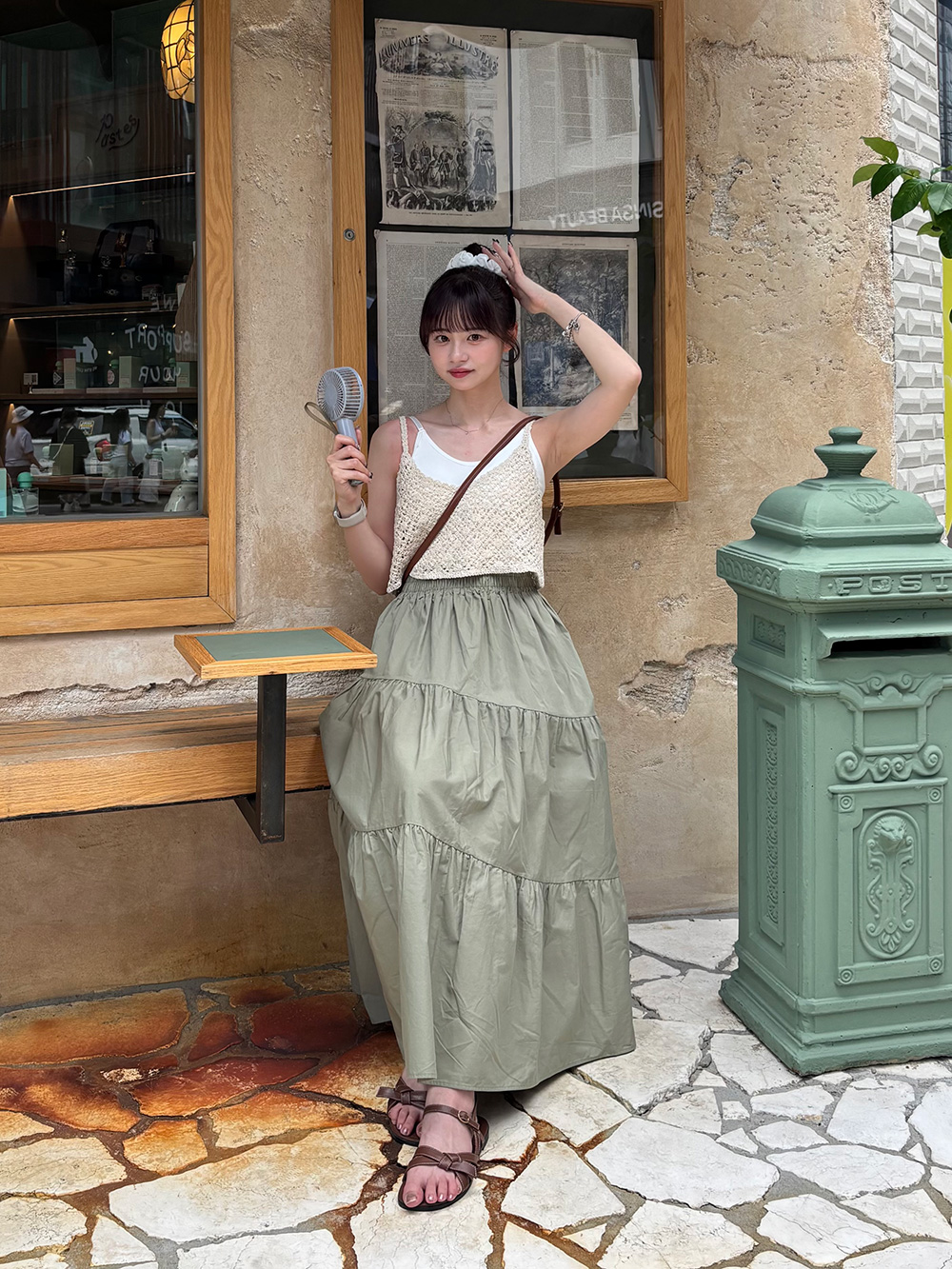 ウエストゴムティアードスカート | 詳細画像10