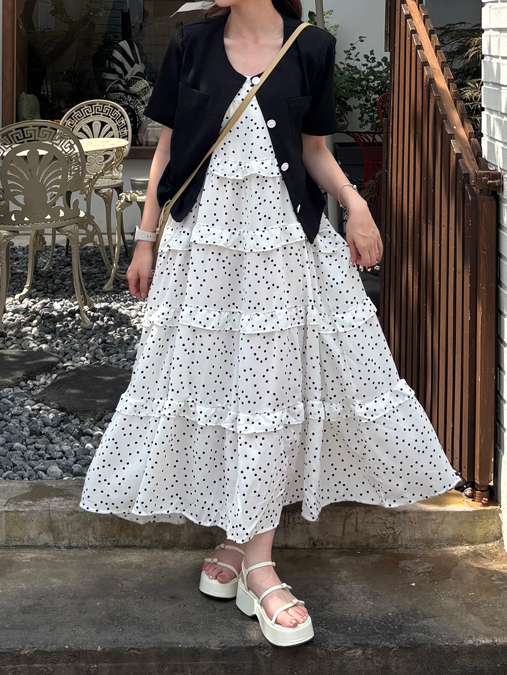 ドットフリルワンピース | 詳細画像4