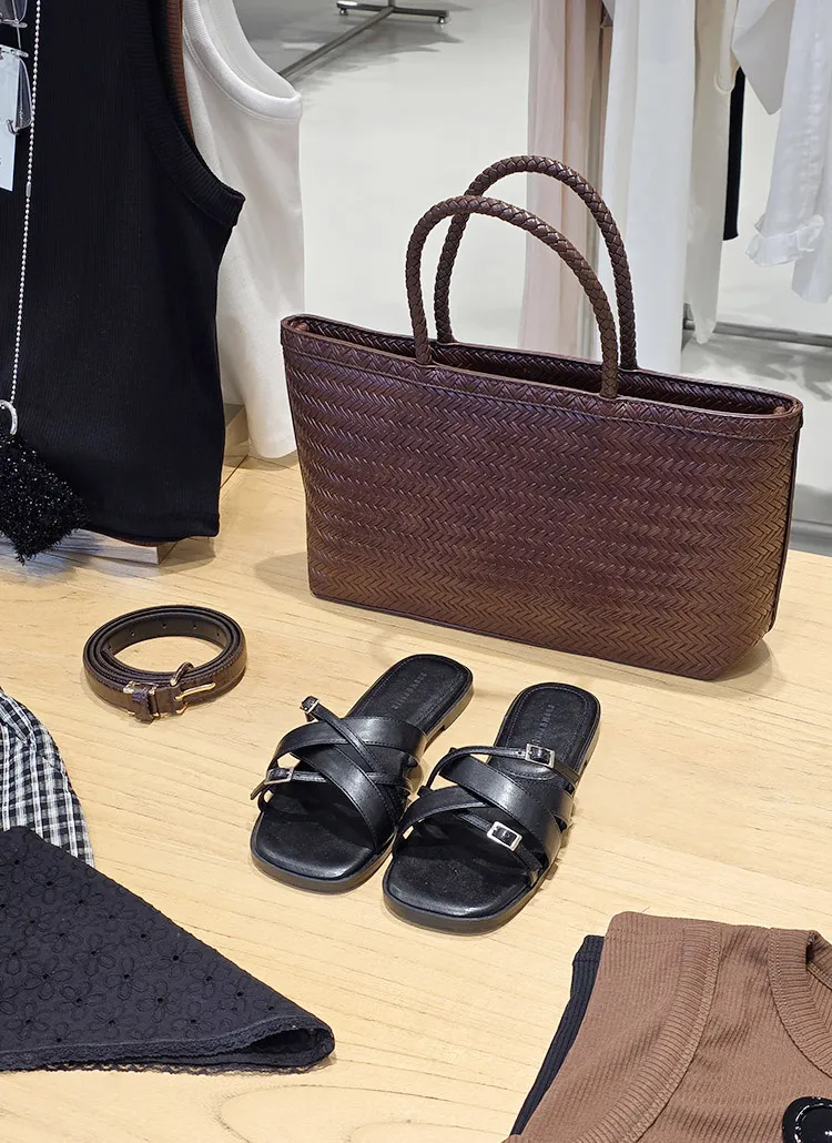 2WAYポーチ付バックルドローストリングショルダーバッグハンドバッグ | whosbag | 詳細画像1