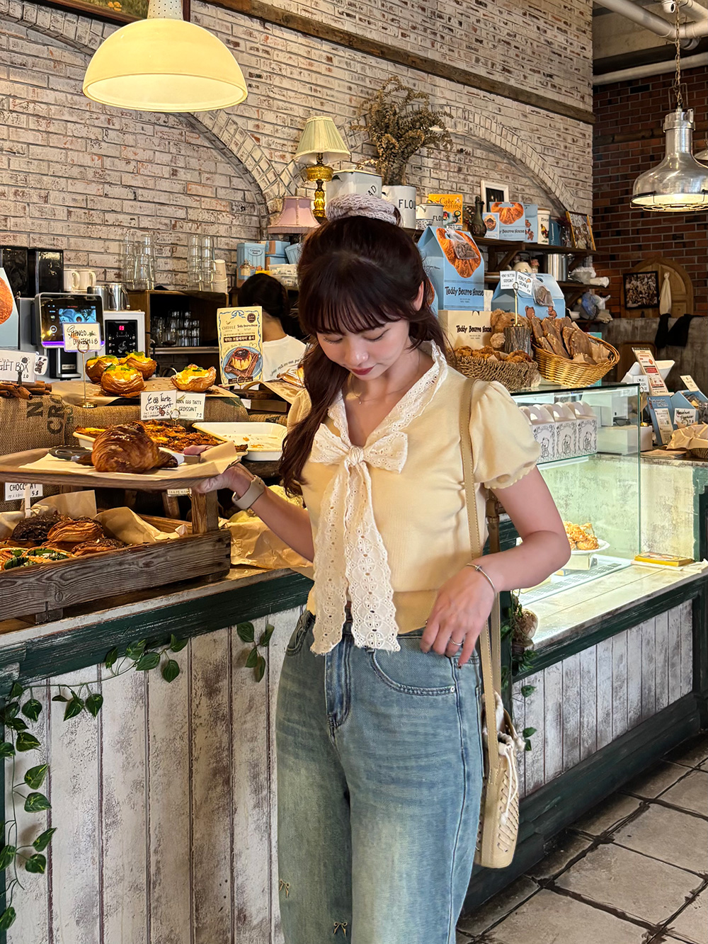 レースリボンカーディガン | 詳細画像3