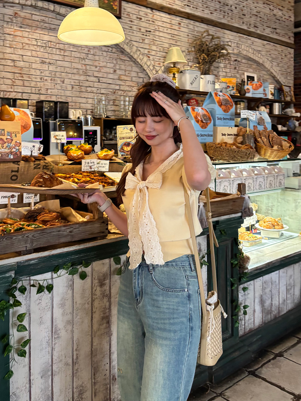 レースリボンカーディガン | 詳細画像6