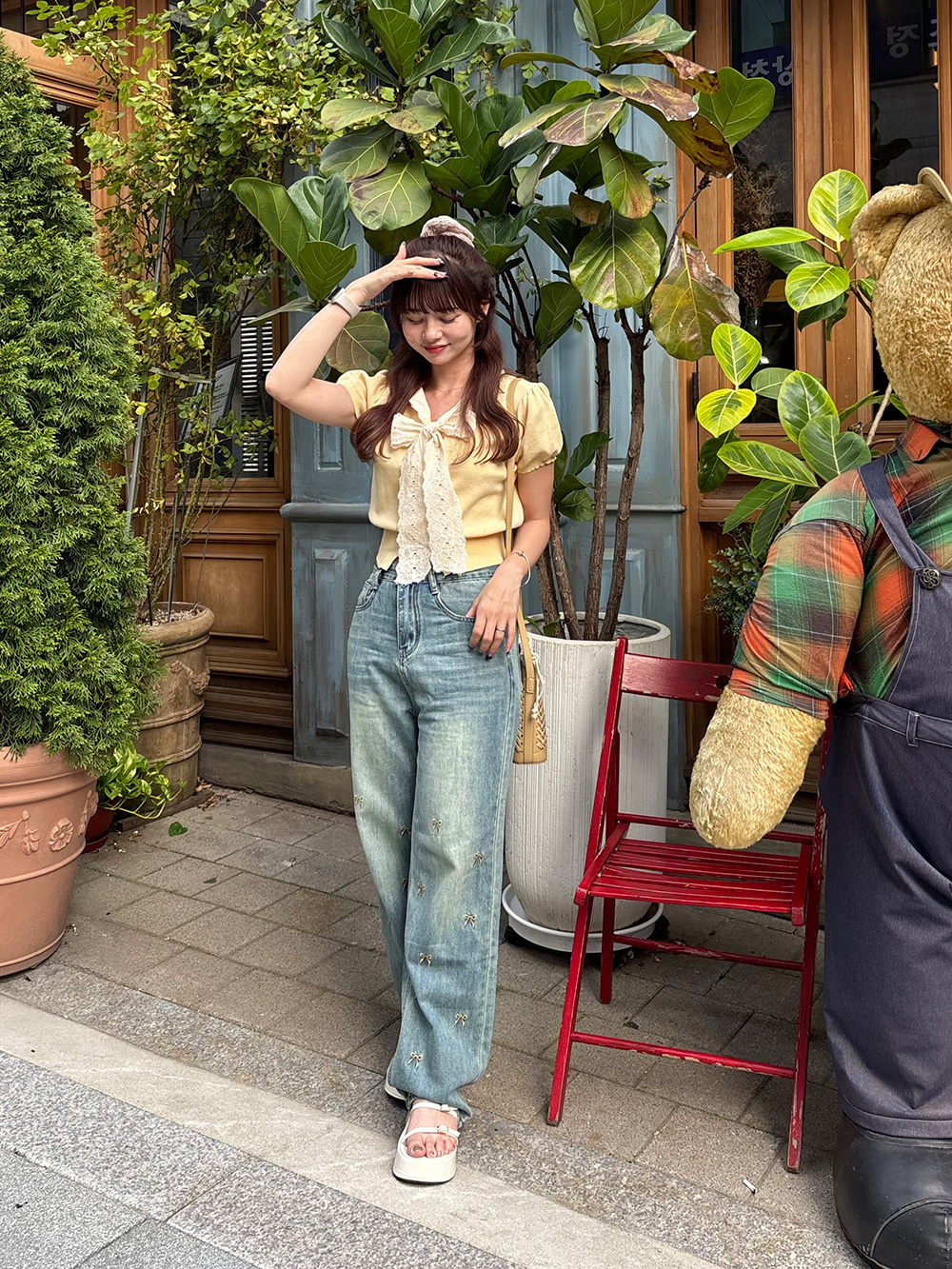 レースリボンカーディガン | 詳細画像13