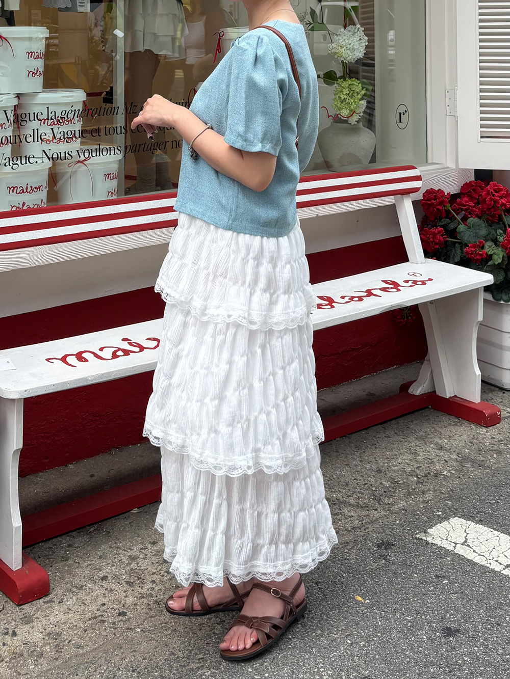 パフスリーブボタンジャケット | 詳細画像3