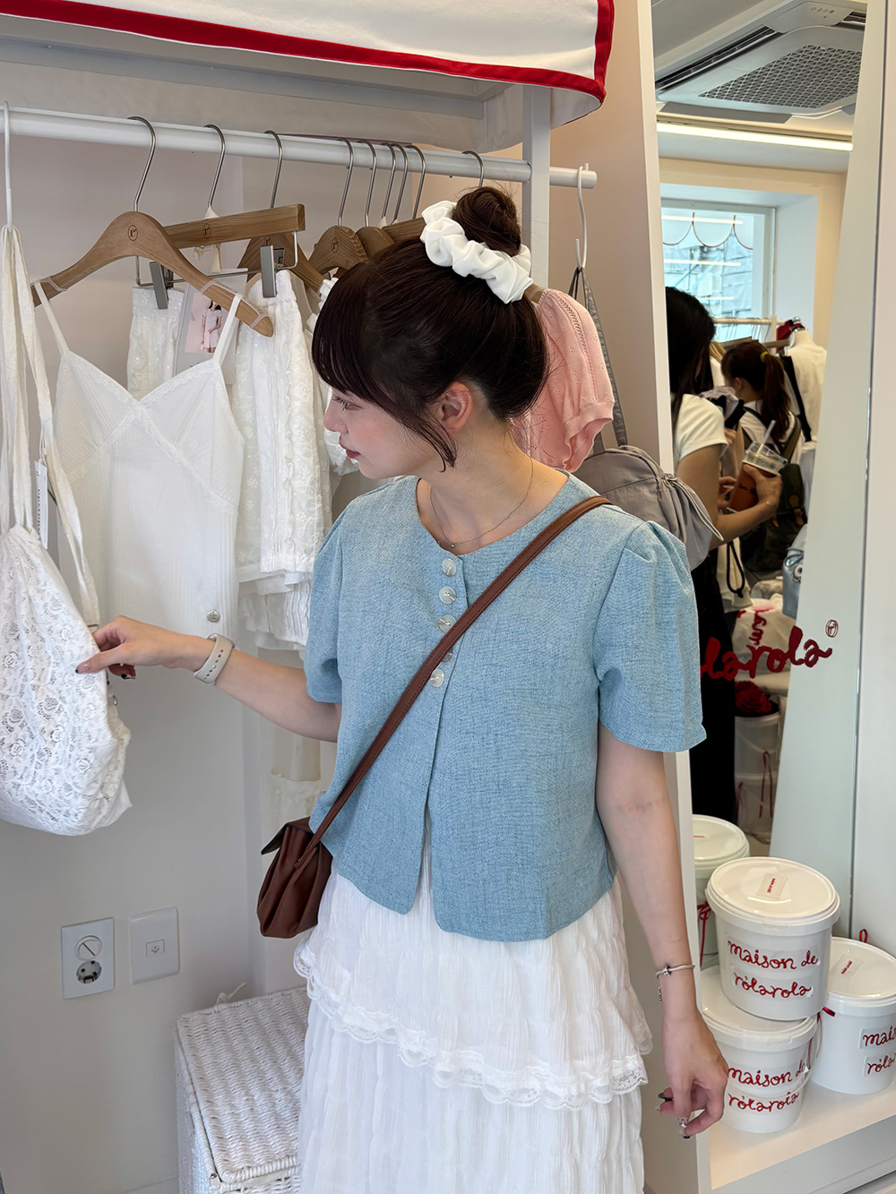 パフスリーブボタンジャケット | 詳細画像8