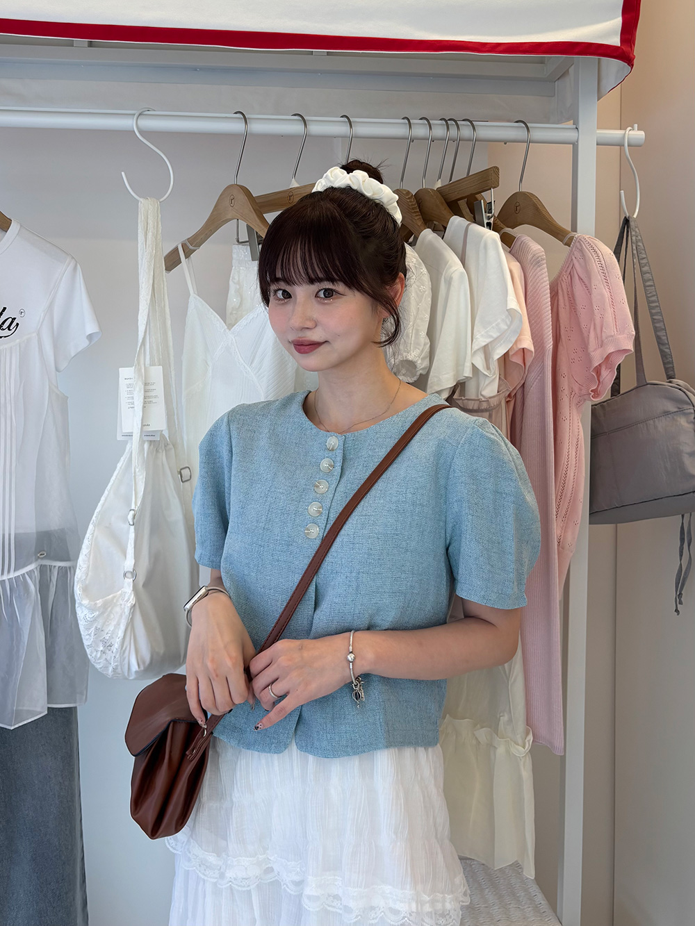 パフスリーブボタンジャケット | 詳細画像9