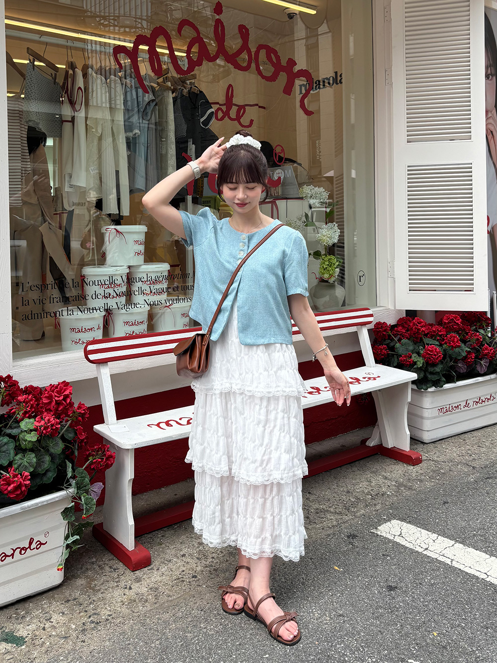 フリルティアードキャミワンピース | 詳細画像8