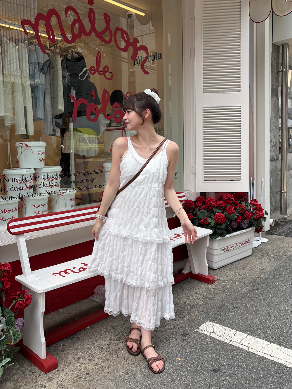 フリルティアードキャミワンピース | 詳細画像10