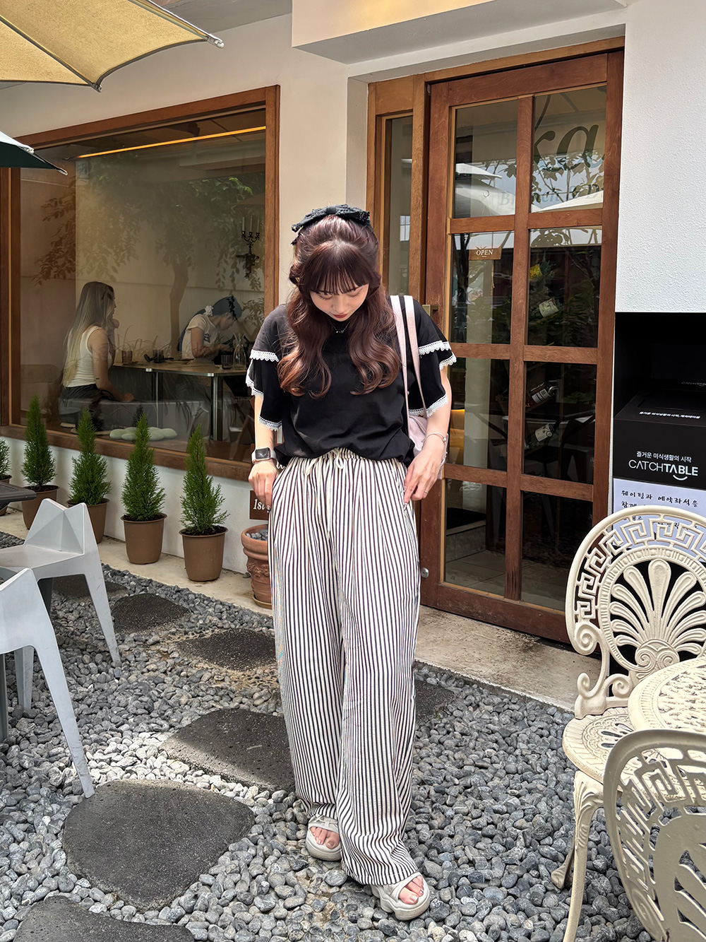 ストライプリネンパンツ | 詳細画像10