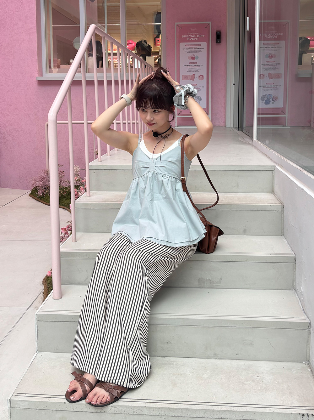 ストライプリネンパンツ | 詳細画像15