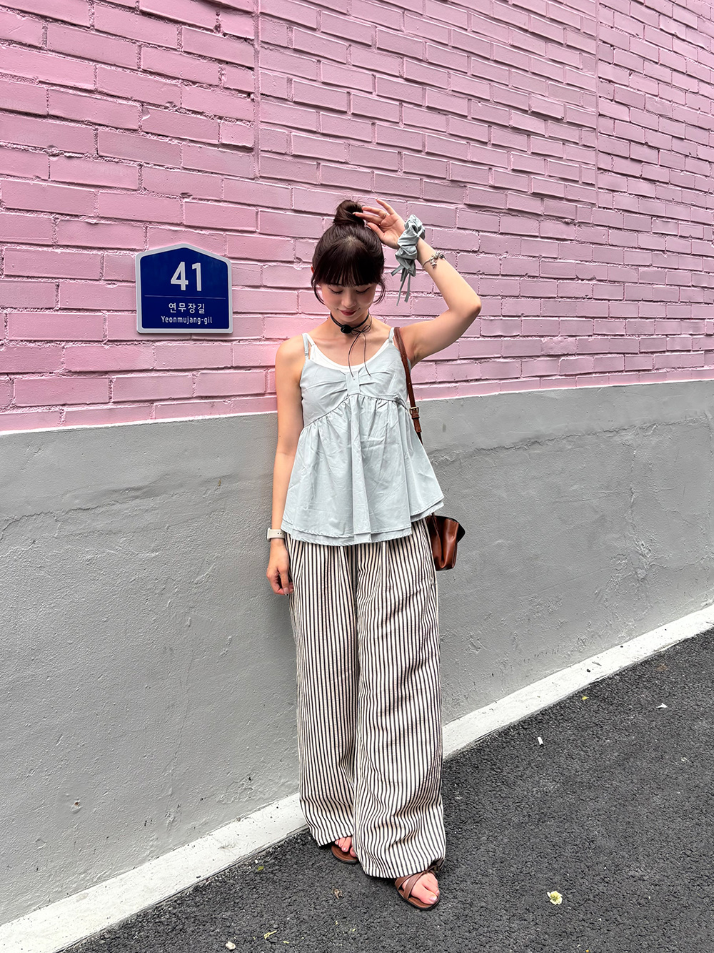 ストライプリネンパンツ | 詳細画像18