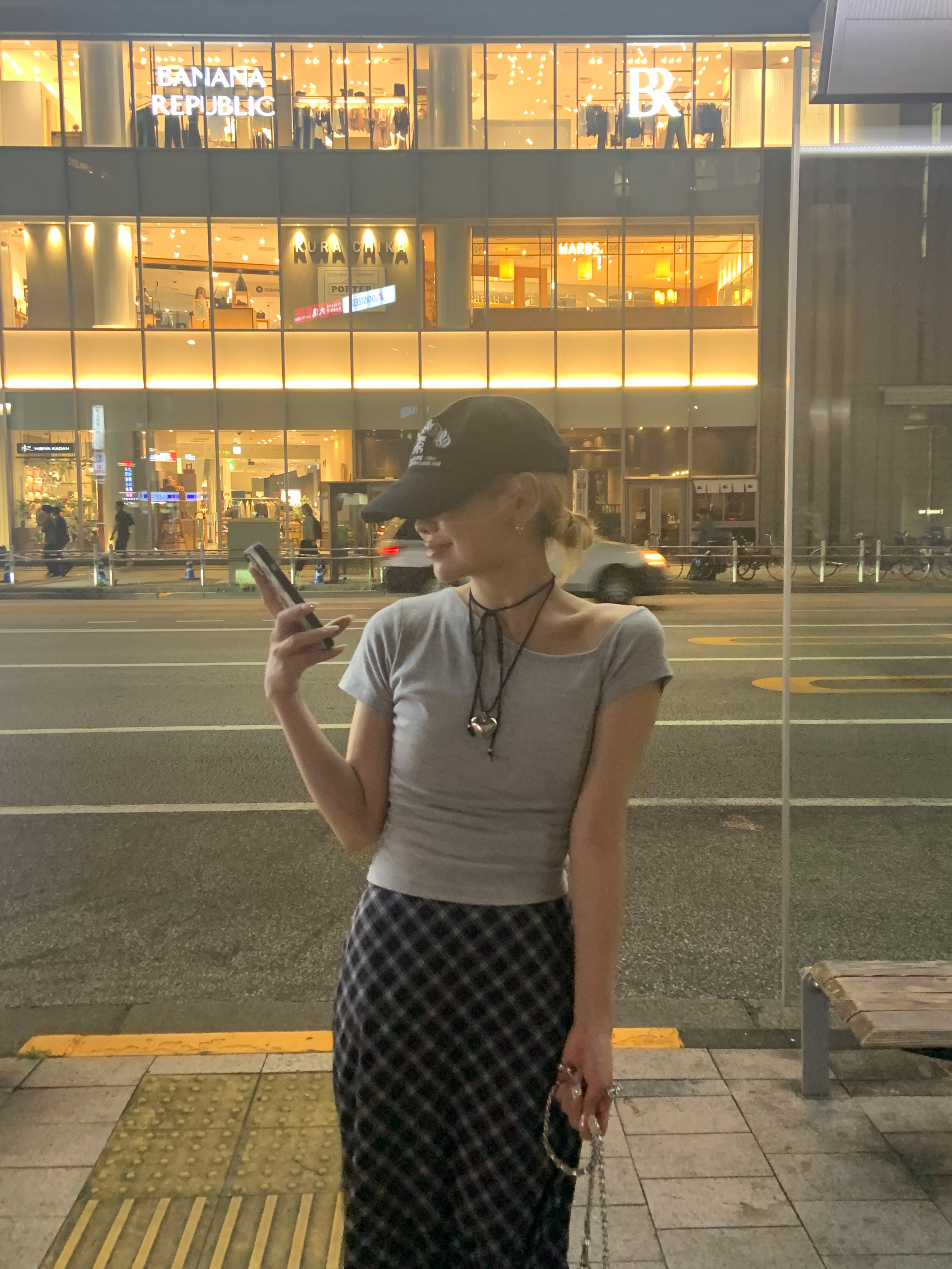 カップ付ワンショルスリム半袖Tシャツ | 詳細画像6