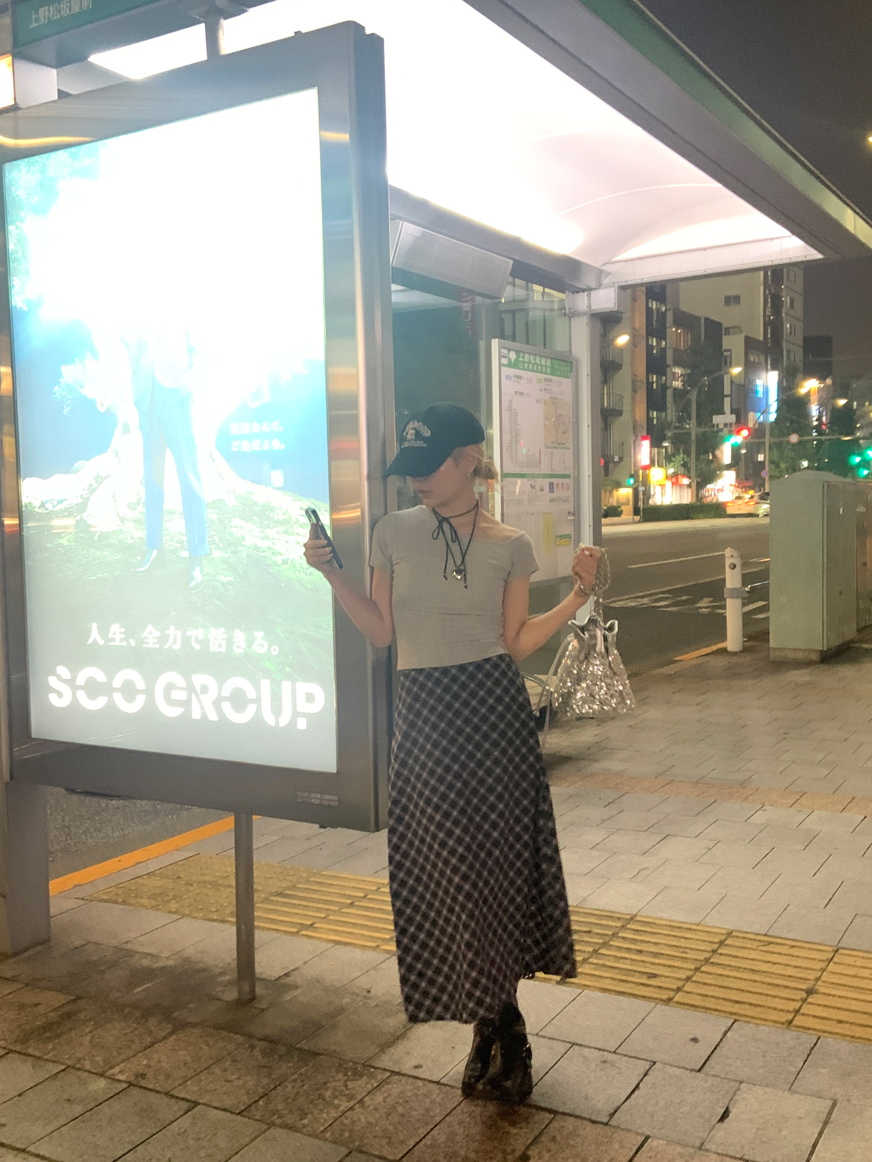 カップ付ワンショルスリム半袖Tシャツ | 詳細画像10