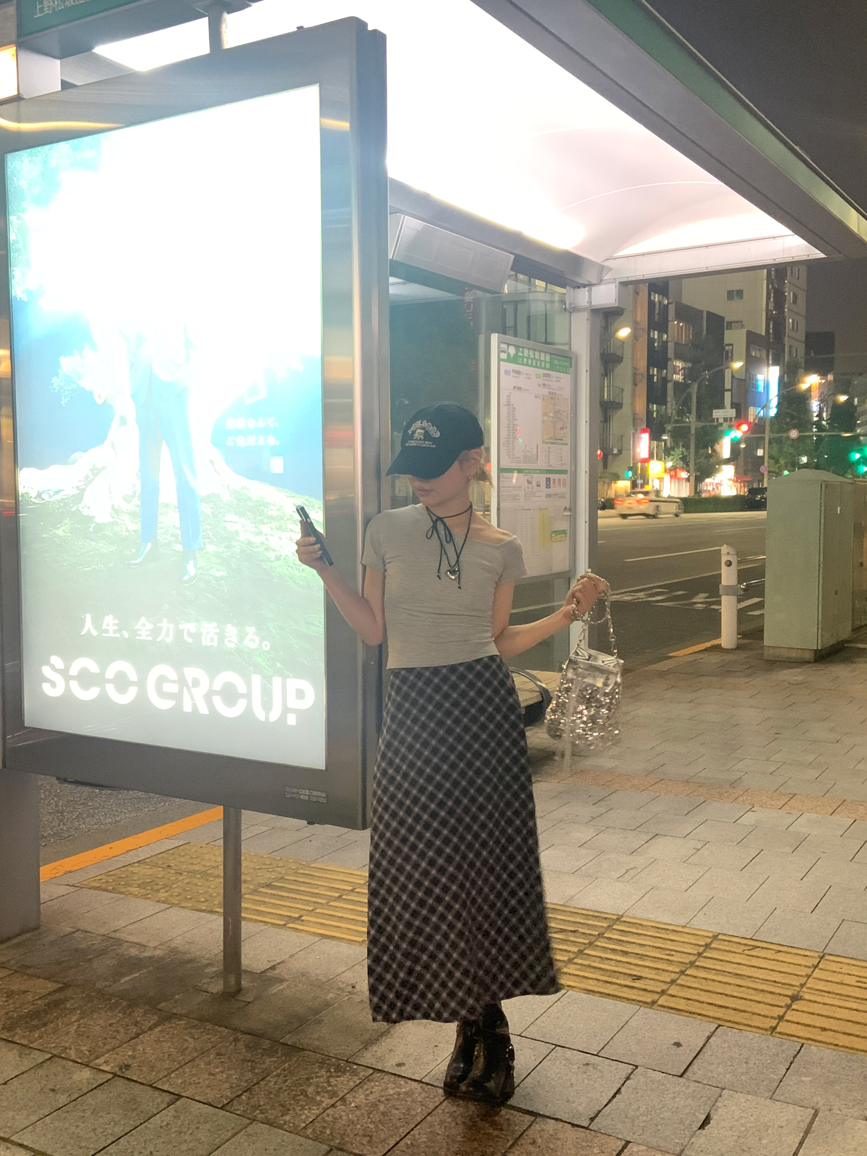 カップ付ワンショルスリム半袖Tシャツ | 詳細画像13