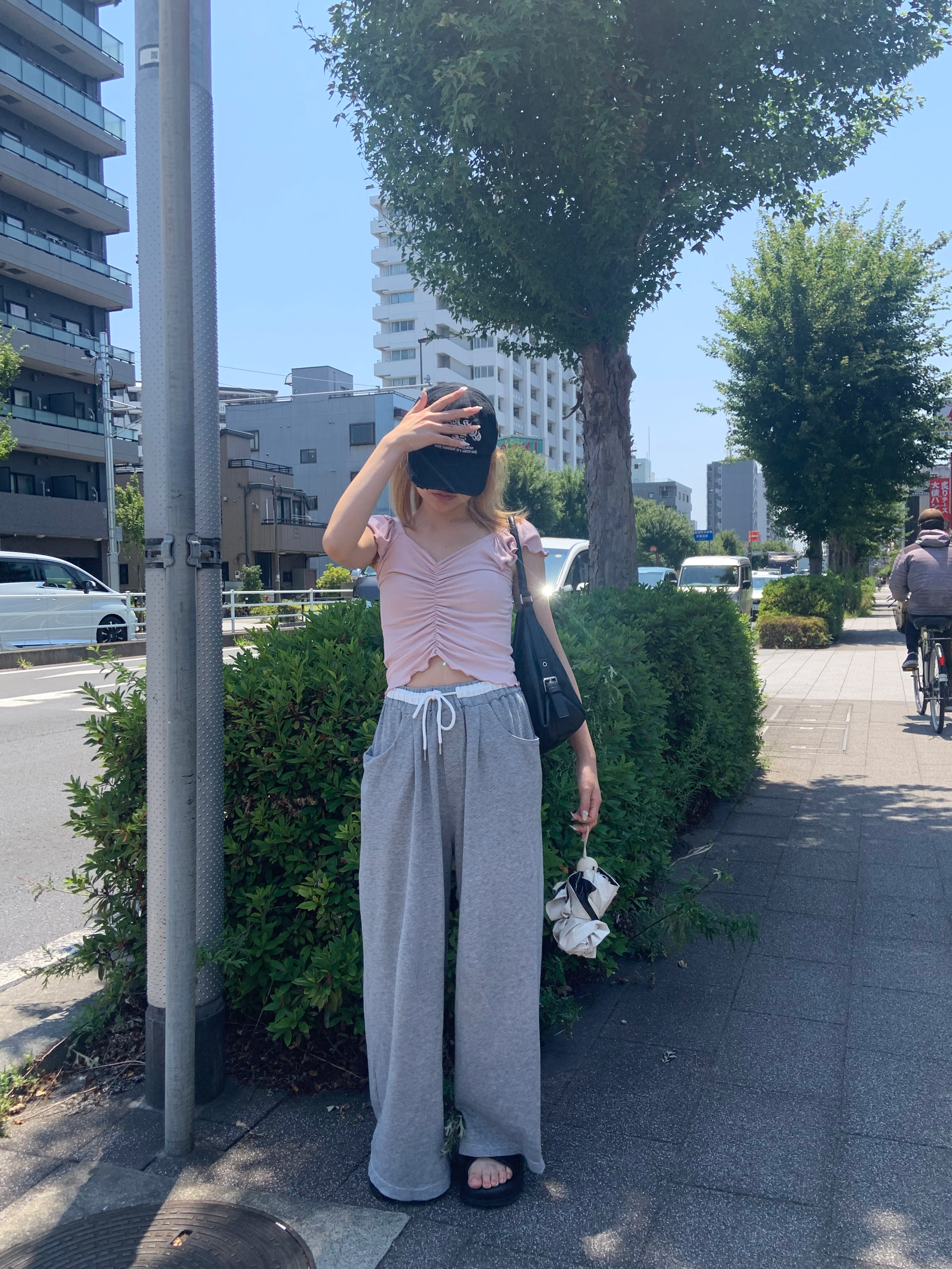 シャーリングフレアキャップスリーブTシャツ | 詳細画像11