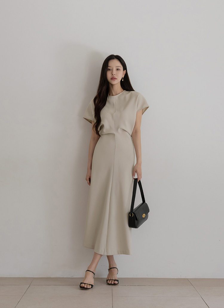 キッズ服(100cm~) familia ドット柄 フレンチスリーブワンピース 160