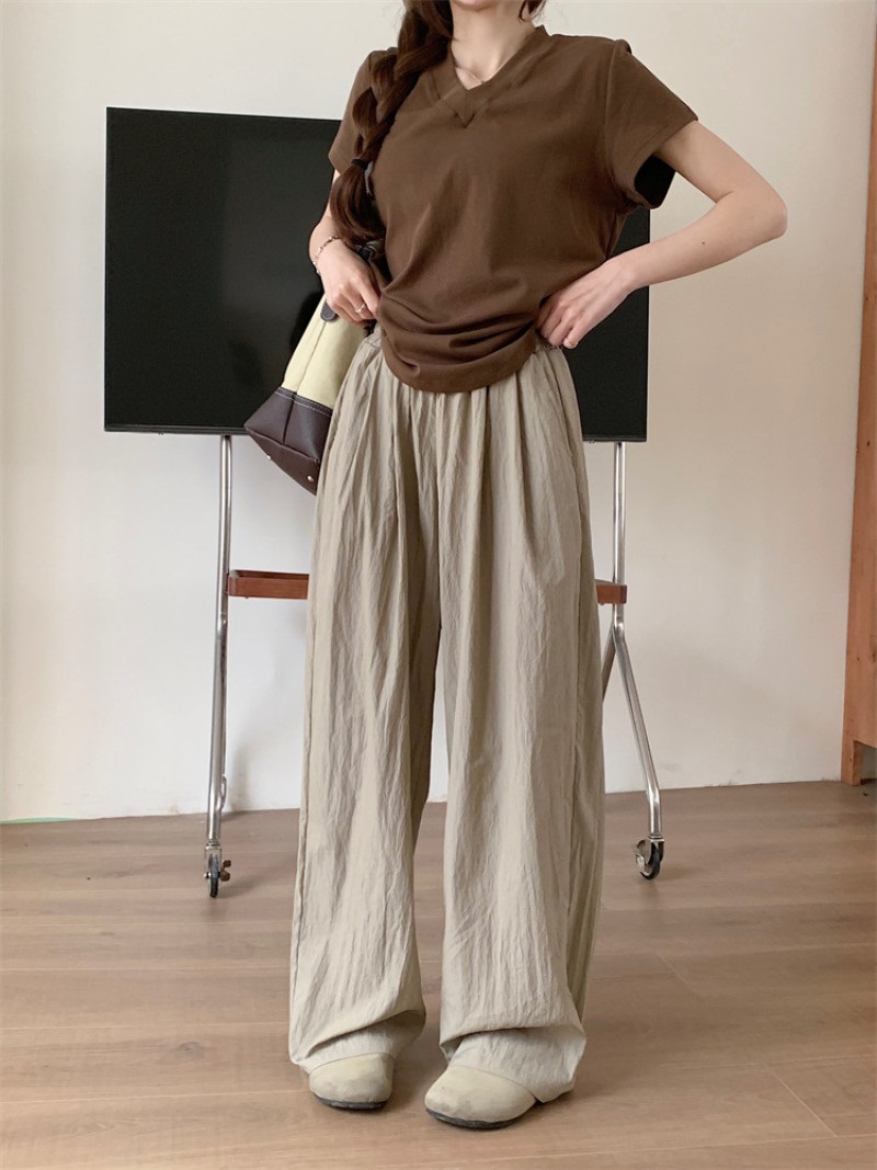 ピンタックウエストゴムワイドパンツ | 詳細画像14