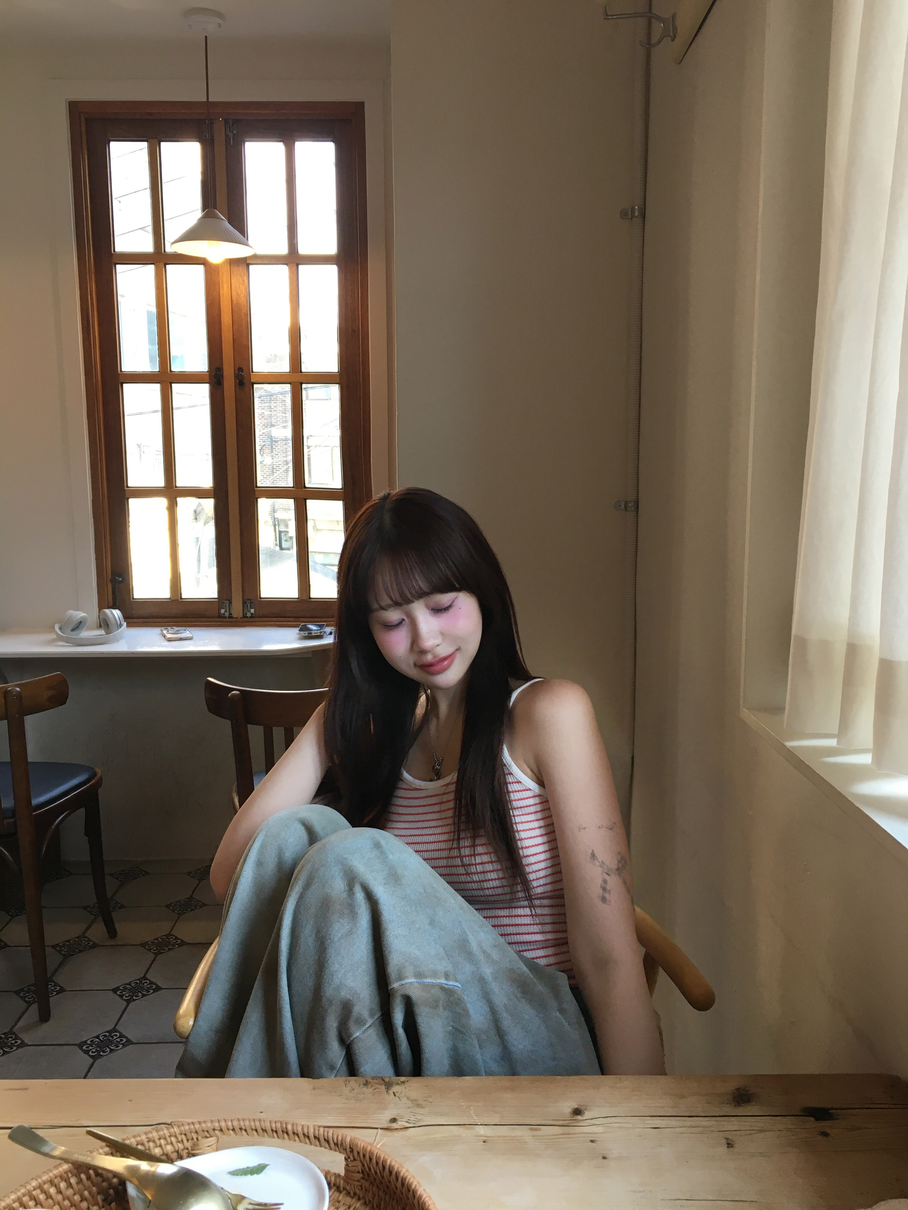 ボーダーリブキャミソールトップス | 詳細画像4